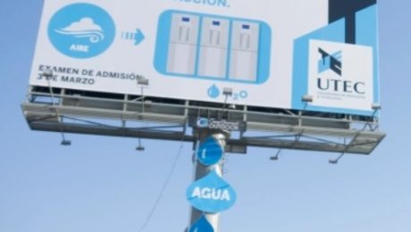 Water Making Billboard in Peru