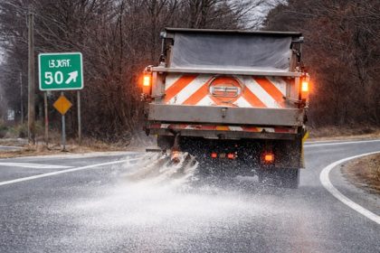 Spreading Road Salt