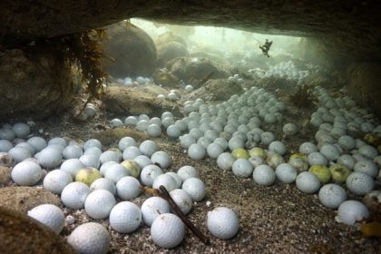 Golf Balls in the Ocean
