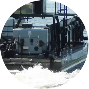 Aquatic Transport Barge Precision Propulsion