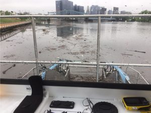 TH-34 Operating on the Passaic River in New Jersey.